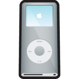 iPod Nano Silver Icon 256x256 png